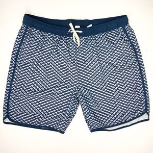 Fair Harbor Swim Trunks Mens XXXL 3XL Blue Lined Performance Board Shorts READ